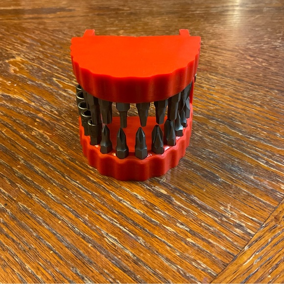 🦷Denture Drill Bit Funny Holder For 1/4” Hex Bits! 💋🤡😂 - Picture 14 of 15
